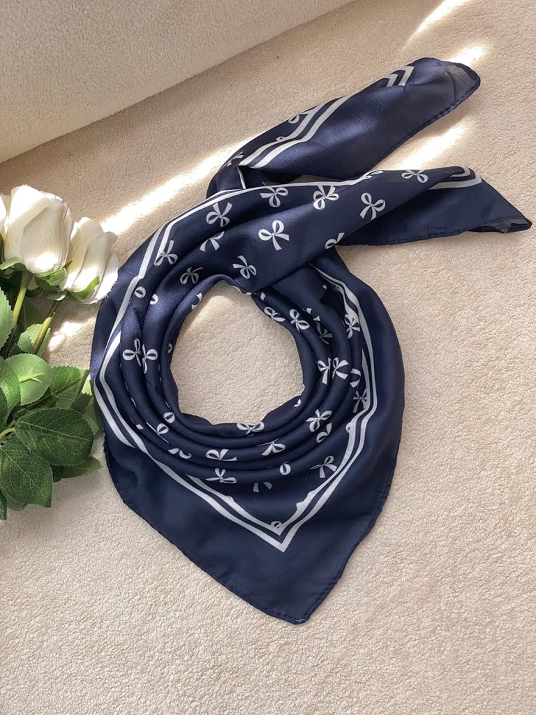 مینی اسکارف پاپیون نخی عمده خدادوست رشت