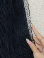 شال پلیسه دور دانتل عمده رشت خدادوست