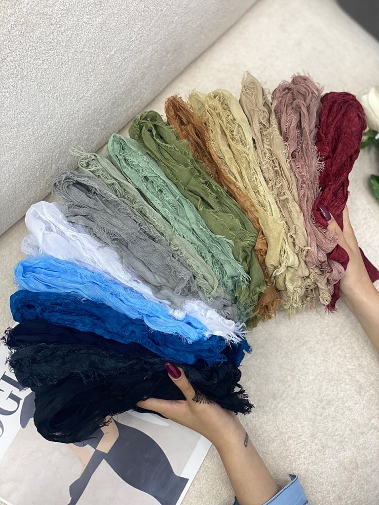 شال زارا نخی چروک عمده خدادوست رشت