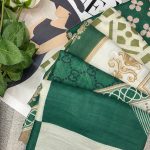 روسری قواره 140 زمردی عمده خدادوست رشت