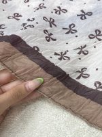 شال پامرغی طرحدار کرم نسکافه ای عمده رشت خدادوست