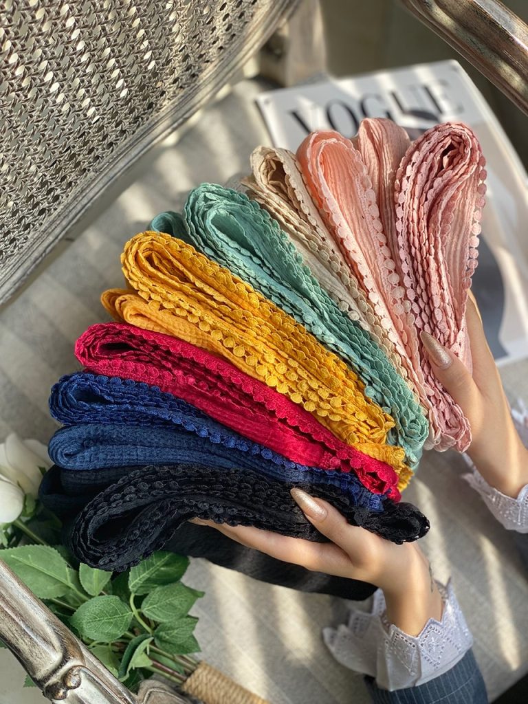 شال پلیسه دور عدسی وارداتی رشت عمده خدادوست