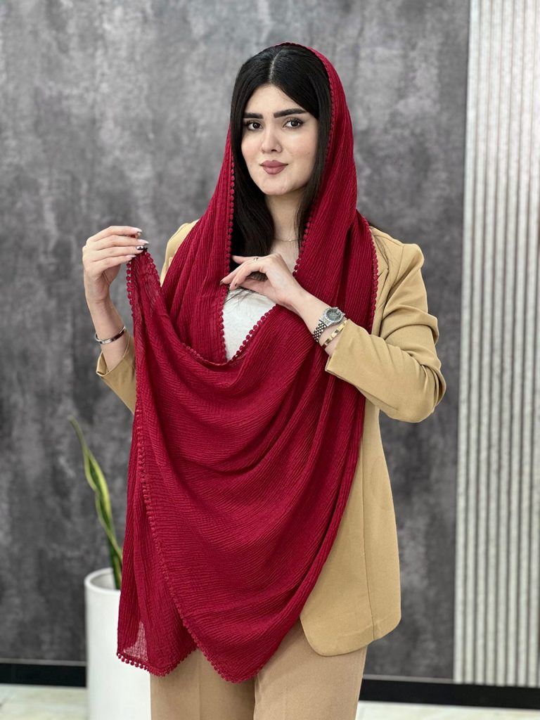 شال پلیسه دور عدسی وارداتی رشت عمده خدادوست