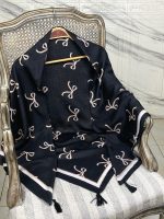 روسری نخی قواره 140 پاپیون عمده خدادوست رشت