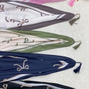 روسری نخی قواره 140 پاپیون عمده خدادوست رشت