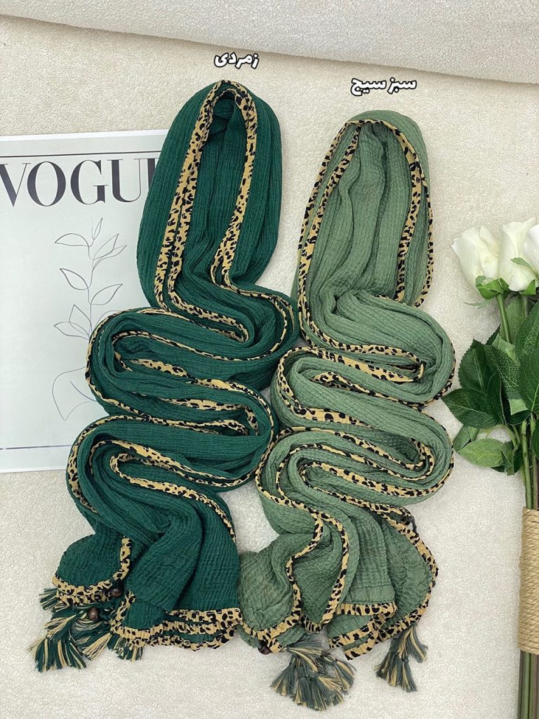 شال پلیسه وارداتی دورگان پلنگی رشت عمده خدادوست