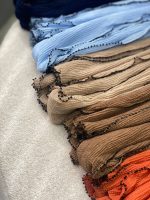 شال وارداتی پاییزه دور منجوق کار شده عمده خدادوست رشت