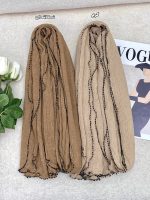 شال وارداتی پاییزه دور منجوق کار شده عمده خدادوست رشت