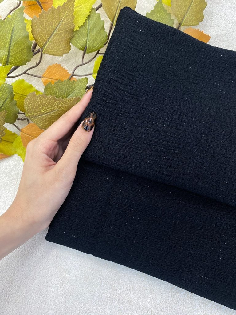 شال تک رنگ مشکی عمده خدادوست رشت