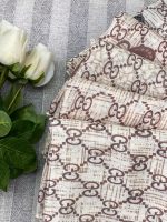 روسری نخی قواره 140 طرحدار عمده خدادوست رشت