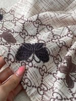 روسری نخی قواره 140 طرحدار عمده خدادوست رشت