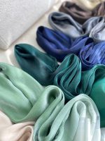 شال مجلسی ابریشم عمده خدادوست رشت