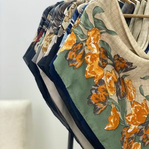 روسری طرحدار سیا اسکارف عمده خدادوست رشت