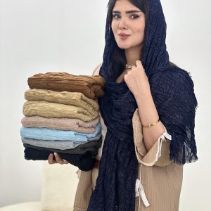 شال دور ریش زارا لمه دار رشت عمده خدادوست