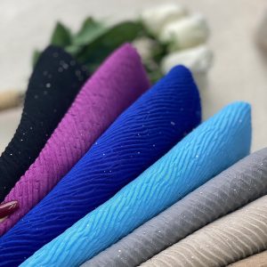 شال پلیسه شاین نخ پنبه عمده خدادوست رشت