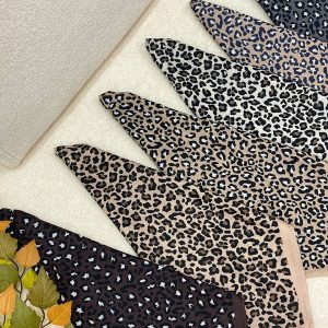 مینی اسکارف نخی پلنگی عمده خدادوست رشت