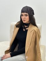 مینی اسکارف نخی پلنگی عمده خدادوست رشت
