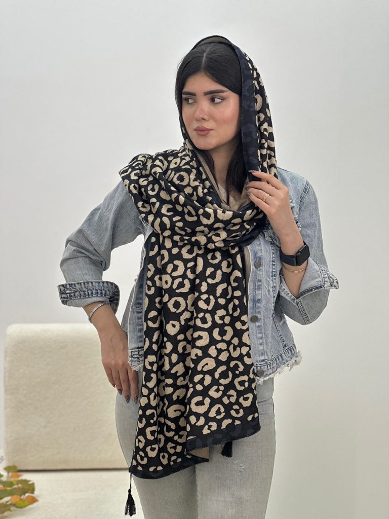 شال مخمل پلنگی عمده خدادوست رشت