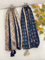 شال مخمل میکس سرمه ای (1823) - Image 7