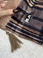 شال مخمل چهار خونه طرحدار رشت عمده خدادوست