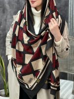 شال مخمل گوچی لوزی (1838) - Image 3