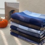 شال موهر پشمی چهارخونه بیگ اسکارف عمده خدادوست رشت