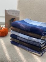 شال موهر پشمی چهارخونه بیگ اسکارف عمده خدادوست رشت