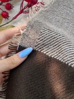 شال موهر پشمی چهارخونه بیگ اسکارف عمده خدادوست رشت