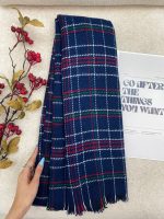 شال موهر چهارخونه سرمه ای رشت عمده خدادوست