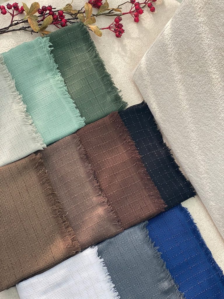 شال پاییزه حصیری نرم و لطیف عمده خدادوست رشت