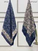 روسری ماردانه قواره 100 گلی نخی روز مادر رشت عمده خدادوست