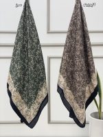 روسری ماردانه قواره 100 گلی نخی روز مادر رشت عمده خدادوست