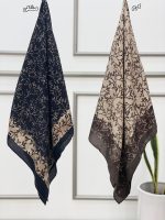 روسری ماردانه قواره 100 گلی نخی روز مادر رشت عمده خدادوست