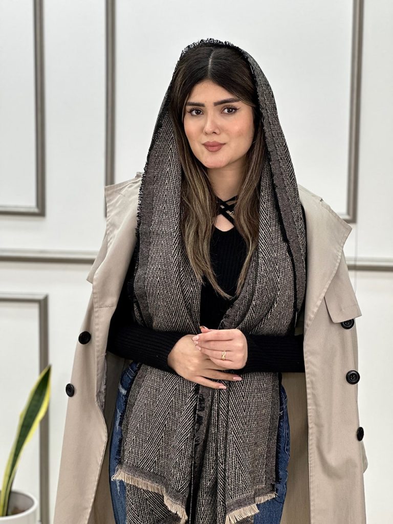 شال موهر جناغی پاییزه عمده خدادوست رشت