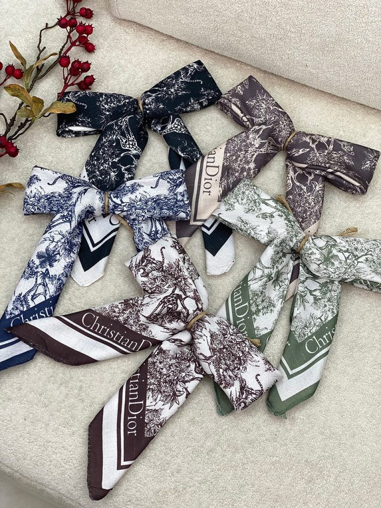 مینی اسکارف نخی لمه دار کریستین دیور عمده خدادوست رشت