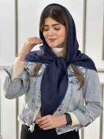 روسری ساتن پاپیون قواره 110 عمده خدادوست رشت