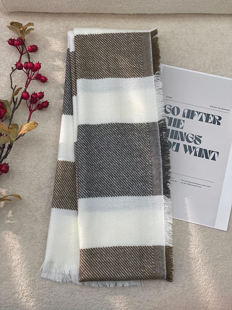 شال موهر پشمی خطی عمده خدادوست رشت