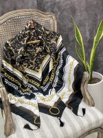 روسری نخی قواره135 پاییزه فرانلند رشت