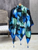 روسری نخی قواره 135 پاییزه عمده خدادوست رشت