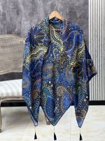 روسری نخی قواره 135 پاییزه عمده خدادوست رشت