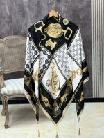 روسری نخی قواره 135 پاییزه عمده خدادوست رشت