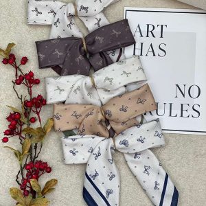 مینی اسکارف نخی لمه دار عمده خدادوست رشت