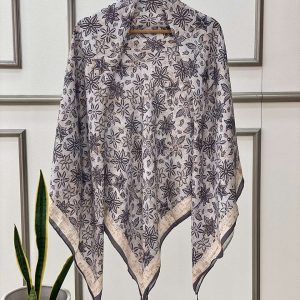 روسری سیا اسکارف گل عمده خدادوست رشت