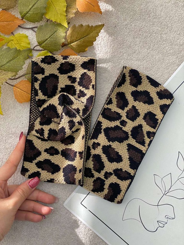 هد بند بافت پلنگی عمده خدادوست رشت