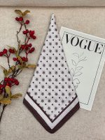 مینی اسکارف لمه دار گل عمده خدادوست رشت