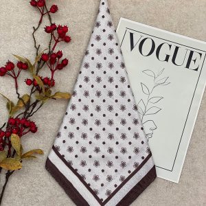 مینی اسکارف لمه دار گل عمده خدادوست رشت