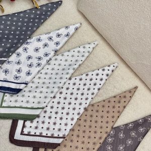 مینی اسکارف لمه دار گل عمده خدادوست رشت