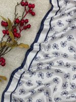 مینی اسکارف لمه دار گل عمده خدادوست رشت