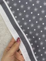 مینی اسکارف لمه دار گل عمده خدادوست رشت