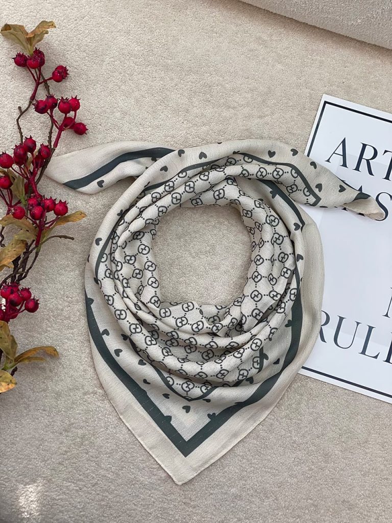 مینی اسکارف لمه دار نخی گوچی عمده خدادوست رشت